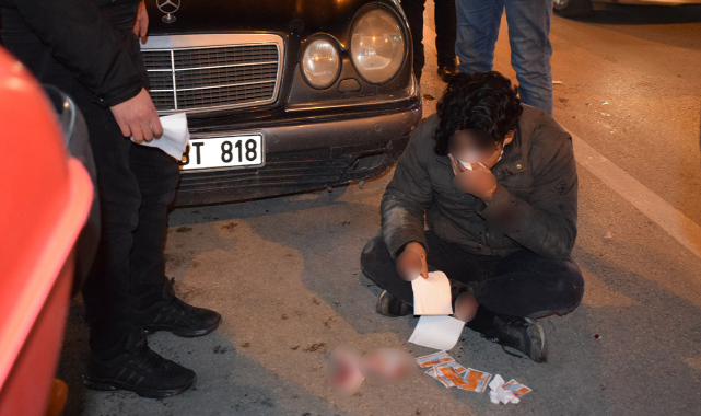 Burnu kırılan kazazedenin zor anları!