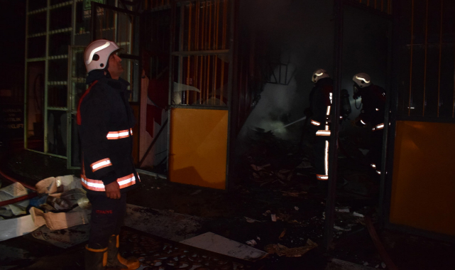 Küçük Sanayi Sitesi’nde yangın!