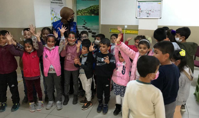 Öğrenciler "Ben de varım" projesiyle eğleniyor!