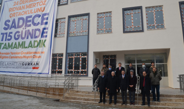 Rıdvan Mertöz Ortaokulu tamam!..