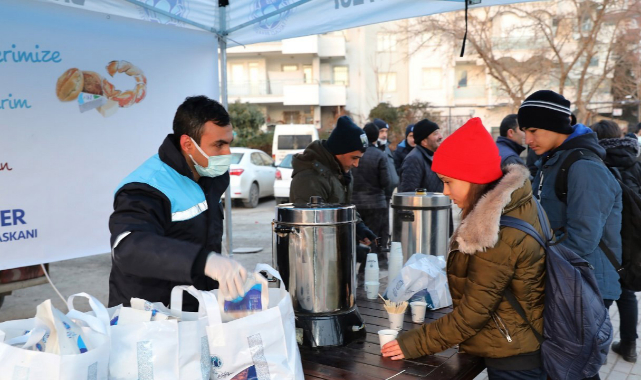 Soğuk sınav haftasında sıcak jest!