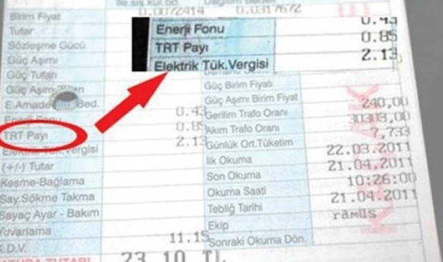 TRT payı kaldırıldı