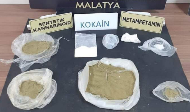 Malatya polisi uyuşturucuya geçit vermedi 