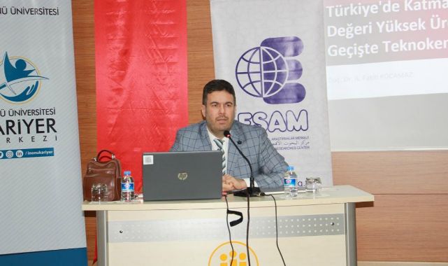 Kocamaz: Teknokent ve teknoparklar yeni ürünler üretmeyi hedefler!