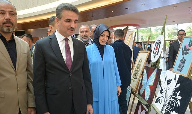 Özel öğrencilerin el emekleri sergilendi