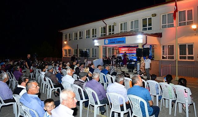 Yeşilyurt akşamlarında gönüllerince eğlendiler