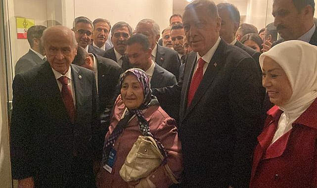 Malatyalı Fatma teyze Erdoğan ile görüştü, Bahçeli ise...