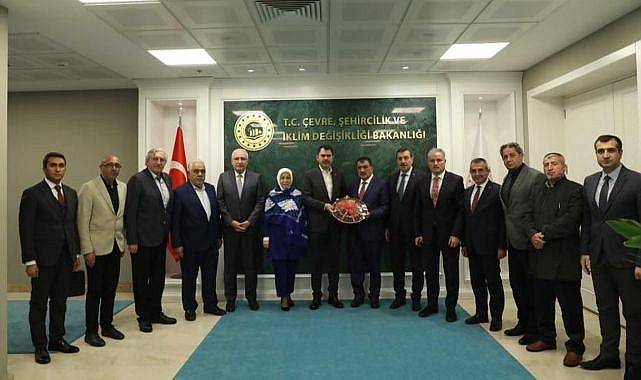 Bakan Kurum ile yeni yapılacak yatırımı görüştüler!