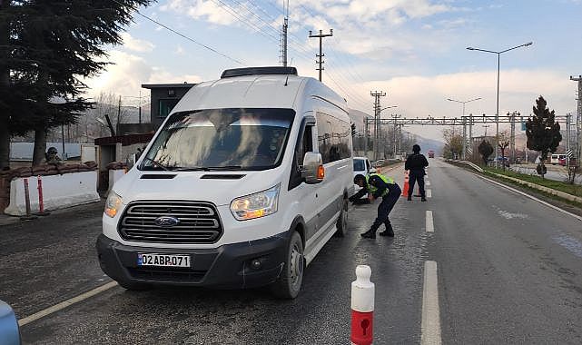 Dron destekli kış lastiği uygulaması 