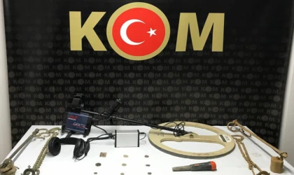 Yurt dışına kaçırılmayı bekleyen eserler bulundu!