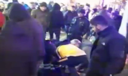 4. kattan beton zemine düştü!..