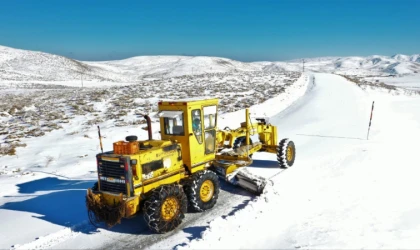 530 kırsal mahallenin yolu kardan kapandı