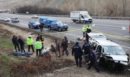 Malatya-Kayseri karayolunda can pazarı! 2 ölü