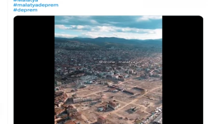 Drone görüntüleri, vahameti göz önüne seriyor