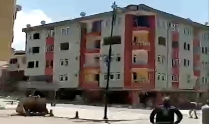Binanın çöküşü esnasında kameralar kayıttaydı!..