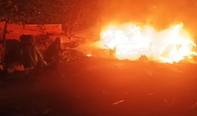Malatya'da deprem, sel şimdi de yangın! Yürekler ağza geldi...