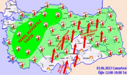 Cumartesi akşamı eve erken dönün! Meteoroloji uyardı