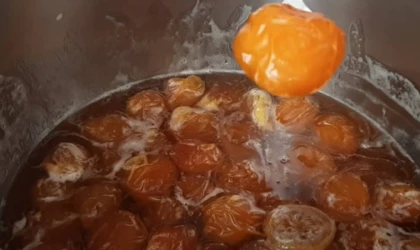Kayısı reçelinin bir aşçılık sırrı var. Ocaktan almadan önce muhakkak tencereye 1 kaşık ekleyin…