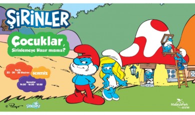 Şirinler, depremzede miniklerle buluşacak!