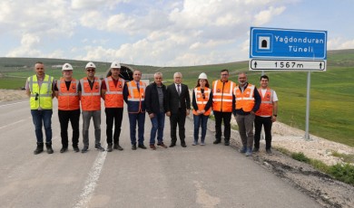 Yağdonduran tünelinin ekim ayında açılması planlanıyor