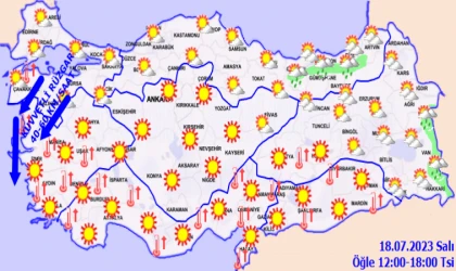 18 Temmuz Salı hava tahminleri geldi! Malatya’ya dikkat çektiler…