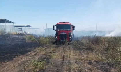 Akçadağ’da ot yangını korkuttu