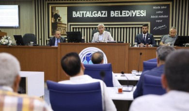 Battalgazi Belediye Meclisinde, 8 gündem maddesi görüşülerek karara bağlandı!
