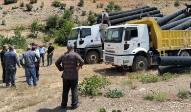 Depremin viran ettiği Doğanşehir’de, yaralar sarılıyor!