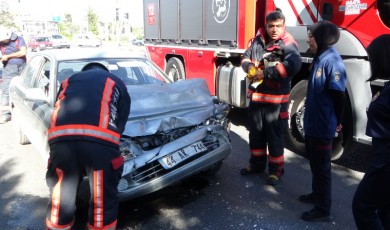 Malatya-Ankara karayolu İstasyon kavşağı mevkiinde feci kaza!