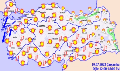 Malatya’da çarşamba günü hava açık olacak! Sıcağa dikkat…