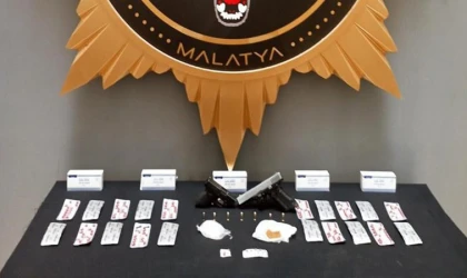 Malatya’da uyuşturucuyla mücadelede 4 tutuklama