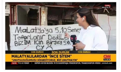 Fulya Öztürk yayınladı!.. Malatyalılardan İnce sitem!..