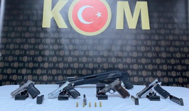 Malatya Emniyetinden ruhsatsız silah operasyonu!