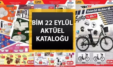 BİM aktüel 22 Eylül kataloğu 2023 | BİM'de bu hafta cuma neler var? Yetişen alacak