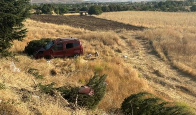 Elazığ-Malatya kara yolunda hafif ticari araç şarampole uçtu! 1 ölü, 4 yaralı