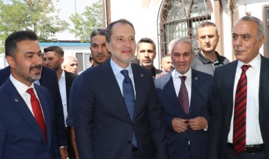 Fatih Erbakan deprem bölgesi Malatya'da! Yerel seçimlere kendi adaylarımız ile gireceğiz