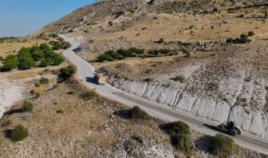 Hekimhan'da, depremden sonra bozulan yollar asfaltlandı!