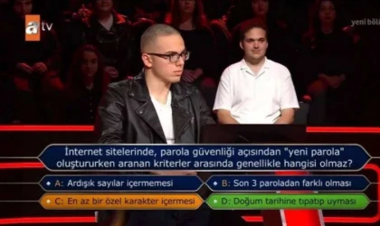 YKS'de Türkiye 13’üncüsü olan gencin Kim Milyoner Olmak İster’de takıldığı soru gündemde!