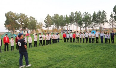 Kırkgöz Sahil Parkı izcilere ev sahipliği yaptı