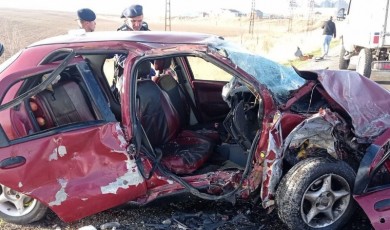 Sivas-Malatya Karayolunda, 1 kişinin öldüğü feci kazanın görüntüleri, dehşete düşürdü!