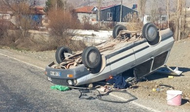 Malatya'da otomobil takla attı: Yavuz Kartal yaralandı