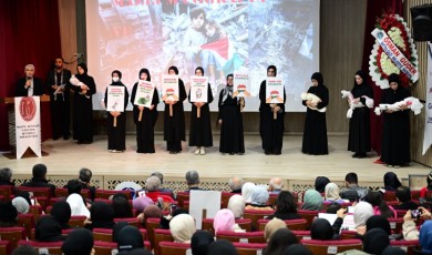 Öğrenciler, İslam coğrafyası ve Filistin’de yaşanan dramı anlattı!