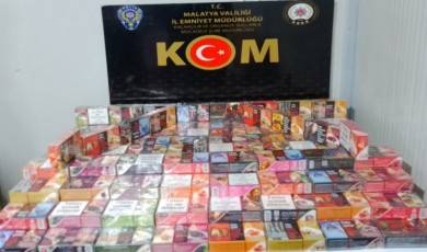 Malatya’da kaçak 30 kilo tütün ele geçirildi