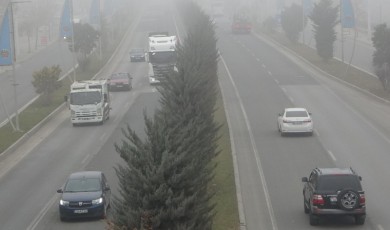 Yeni yılın ilk gününde yoğun sis Malatya'yı esir aldı!