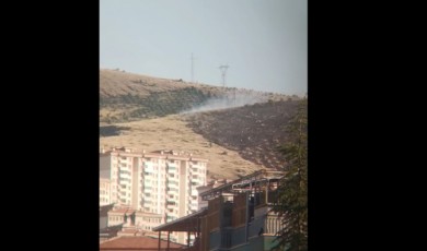 Malatya İnderesi'nde Yangın