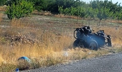Darende'de Otomobil ile Çapa Motoru Çarpıştı: 1 Yaralı