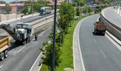 Malatya Çevreyolunda Asfaltlama Çalışmaları Devam Ediyor