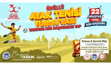 30 Ağustos Zafer Kupası Turnuvası Başlıyor!