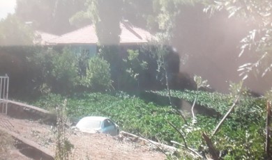 Doğanşehir'de Feci Kaza: Otomobil Şarampole Uçtu
