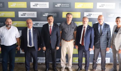 Malatya Turgut Özal Üniversitesi ve Atatürk Üniversitesi Rektörleri Fikir Alışverişinde Bulundu